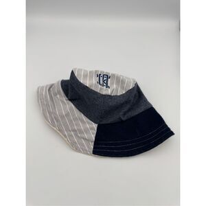 Refried Recycled Mixed Media Blue Patchwork Bucket Hat